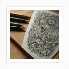 Zentangle Art Print