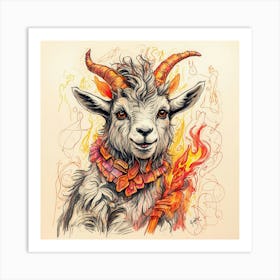 Goat! 14 Art Print