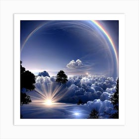 Rainbow In The Sky Art Print