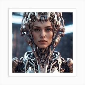 Female Humanoid 4 Art Print