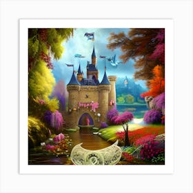 Fantasy Castle Art Print