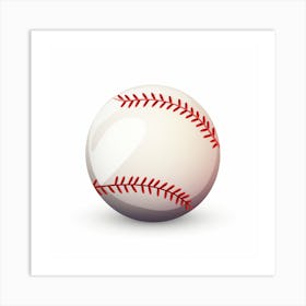 Baseball Ball Art Print