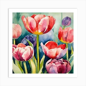 Tulips 20 Art Print