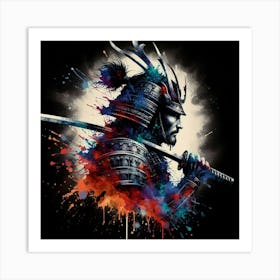 Samurai Warrior 4 Art Print