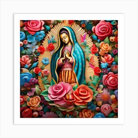 Virgin Of Guadalupe 7 Art Print