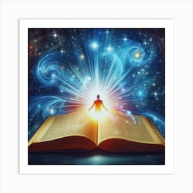 Open Book Of Spirituality Art Print