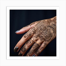 Mehndi 1 Art Print