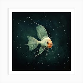 Betta Fish Art Print