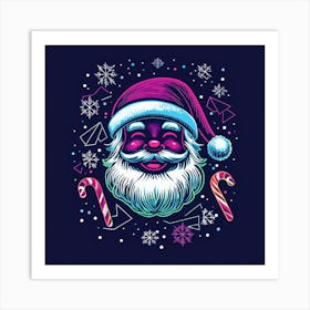 Santa Claus.Generated AI. Wall Art Print 1 Art Print