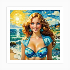 Hawaiian Beachfujj Art Print