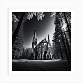 Church In The Forest Art Print