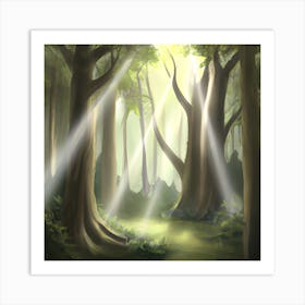 Forest Dawn Art Print