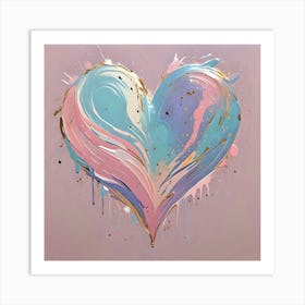 Heart Of Gold 1 Art Print