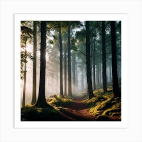 Walk In The Woods Art Print