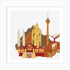 Kuala Lumpur Art Print