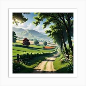 Country Road 7 Art Print