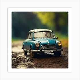 Car in the wood Art Print