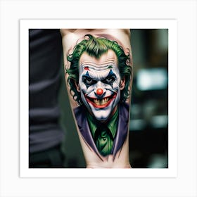 Joker Tattoo 26 Art Print