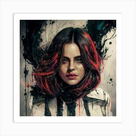 Girl With Red Hair 1 Art Print