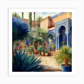 Moroccan Garden Art Print