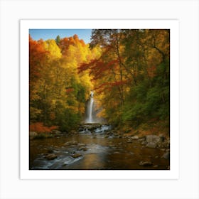 Fall In The Mountains Art Print