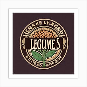 Legumes As A Logo (35) Art Print