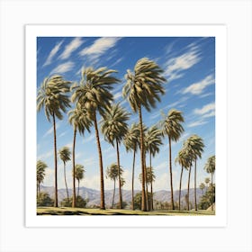 Palms 1 Art Print