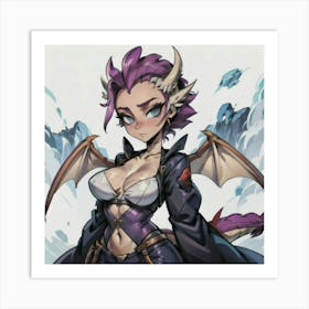 Camazotz Girl Art Print