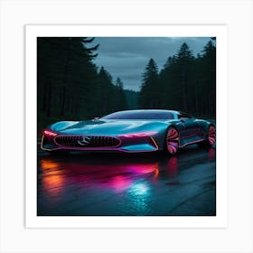 Mercedes Benz Concept Car 3 Art Print