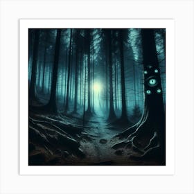 Dark Forest 51 Art Print