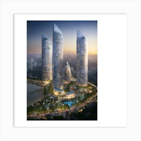 Skyscraper 6 Art Print