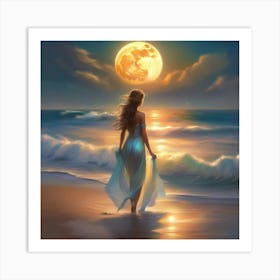 Moonlit Reverie Art Print