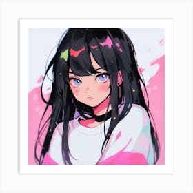 Anime Girl 9 Art Print
