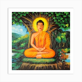 Buddha Painting Art Print