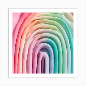 Abstract Rainbow 1 Art Print