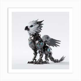 Robot Eagle Art Print