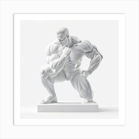 Muscular Man Art Print