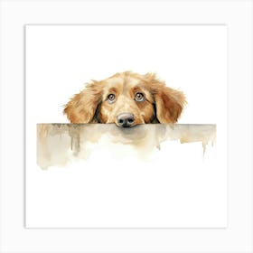 Golden Retriever Puppy 2 Art Print