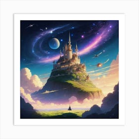 Castle In The Sky 1 Art Print