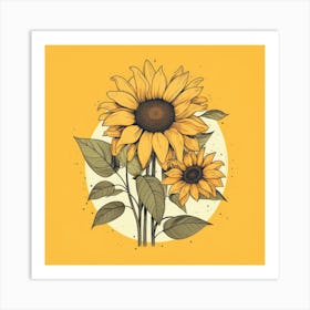 Sunflowers 10 Art Print