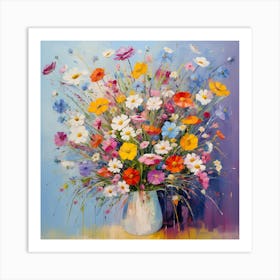 Wildflower Bouquet Wall Art 15 Art Print