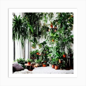 Room Full Of Plants Art Print