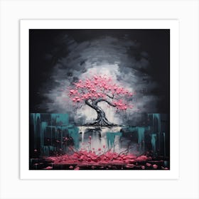 Sakura Tree Art Print