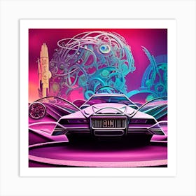 Back To The Future Art Print