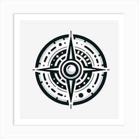 Compass 5 Art Print