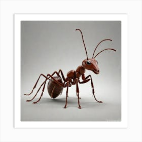 Ant 3d rendered Art Print