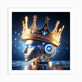 Ai Crown Art Print