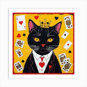 King Of Cats 7 Art Print