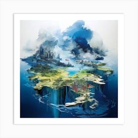 Fantasy Island Art Print