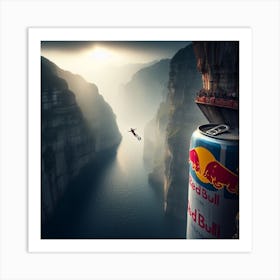 Red Bull Cliff Diving2 Art Print